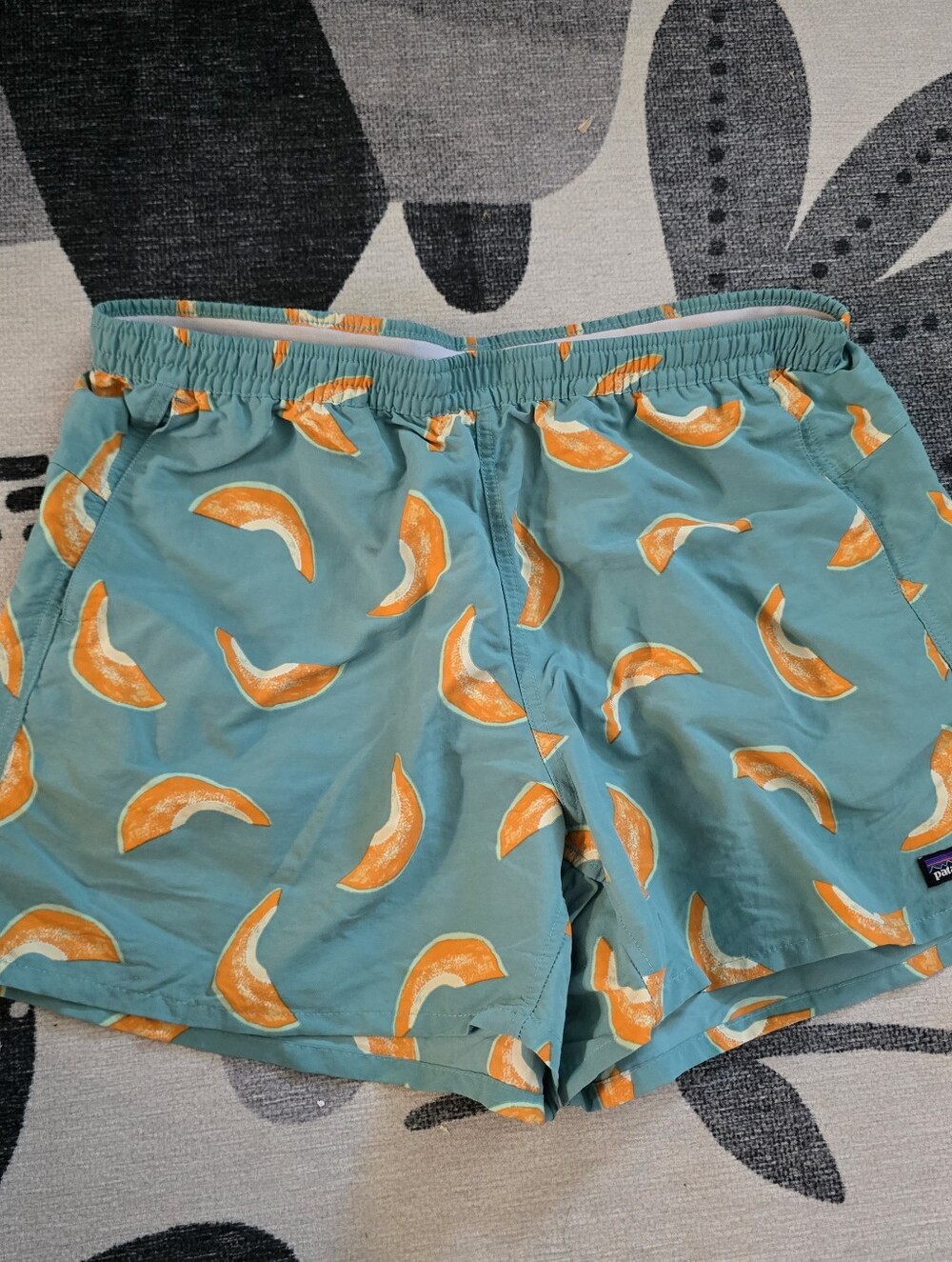 Patagonia Melons Light Beryl Green Baggies Shorts